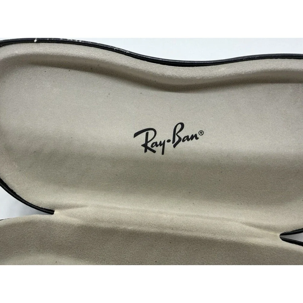 Ray Ban Universal Black Hard Case 6.5” for Sunglasses, Cleaning Cloth & Pouch